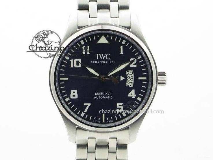 MIROTIME 0308 Vibrant Portofino IW459402 SS MKS 1:1 Best Edition White Dial on Black Leather Strap Miyota 7086